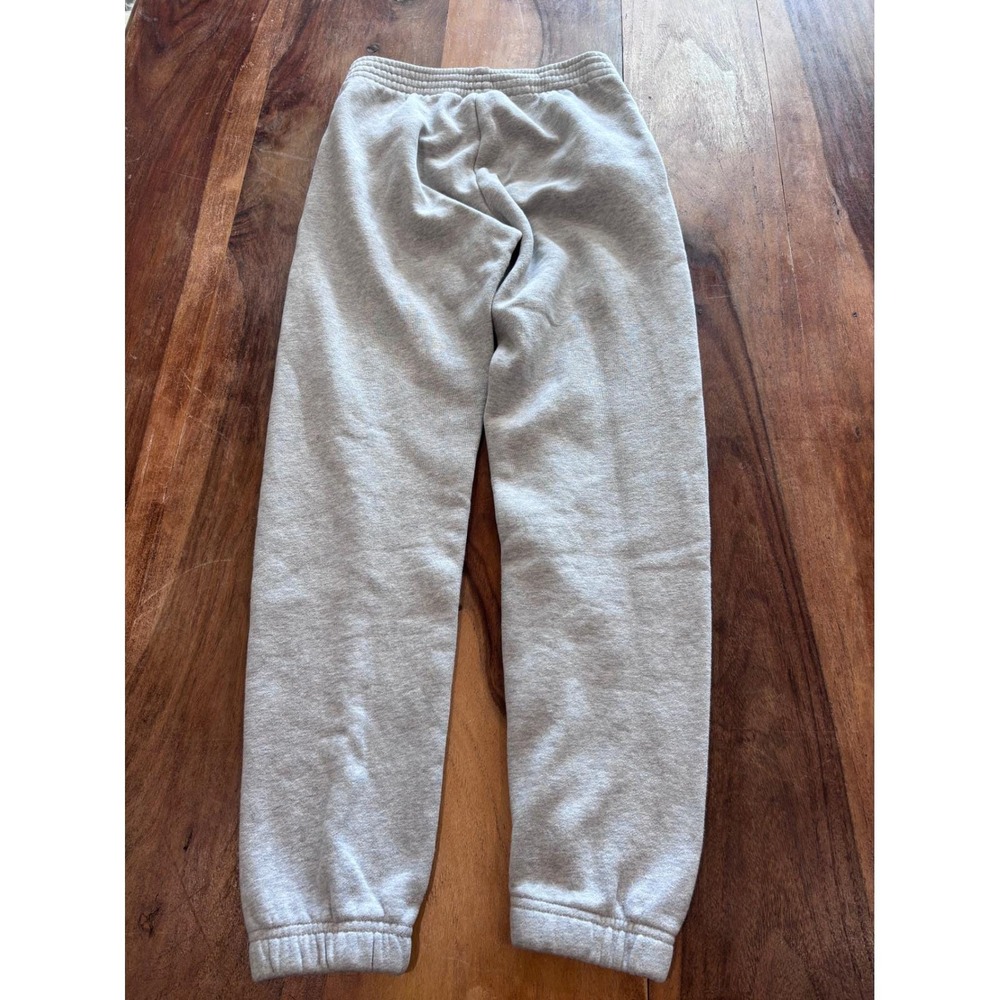 TNA sweatfleece cozy fleece joggers women 2XS heather grey elastic waist pockets